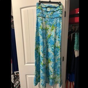 Teal Lilly Pulitzer Maxi Dress